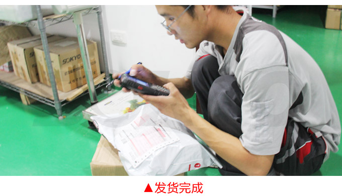 智能溫度變送器，DFW導(dǎo)軌式溫度變送器物流包裝之發(fā)貨完成