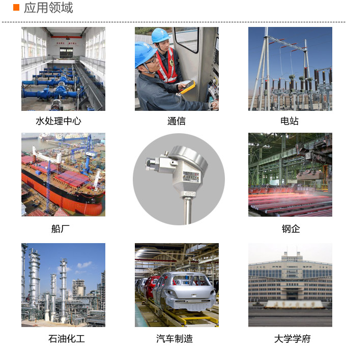 智能溫度變送器,DFW一體化溫度變送器應用領域