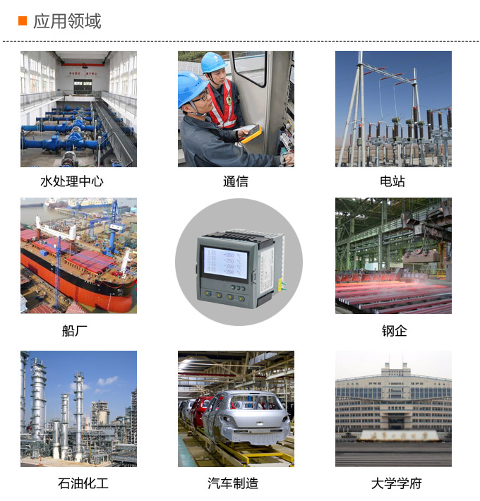 液晶漢顯控制儀，DT509四回路液晶顯示表，液晶顯示控制儀 應(yīng)用領(lǐng)域