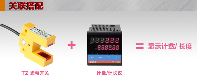 光電開關(guān)，TZ-U槽形光電開關(guān)，光電傳感器關(guān)聯(lián)搭配